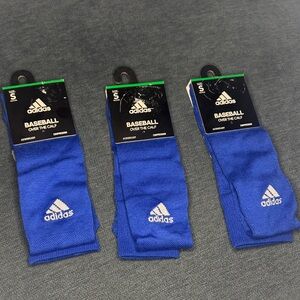 adidas Men's Blue Over-the-Calf Athletic Socks